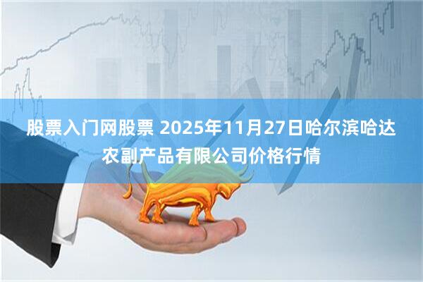 股票入门网股票 2025年11月27日哈尔滨哈达农副产品有限公司价格行情